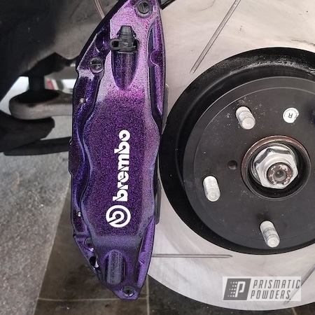 Powder Coating: Brembo,Disco Purple PPB-7033,Automotive,Brake Calipers,Brakes