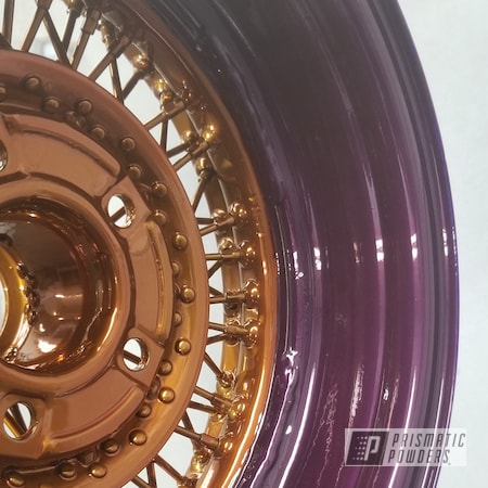 Powder Coating: Clear Vision PPS-2974,SUPER CHROME USS-4482,Automotive,Candy Grape II PPB-2796,Illusion Violet PSS-4514,Wheels