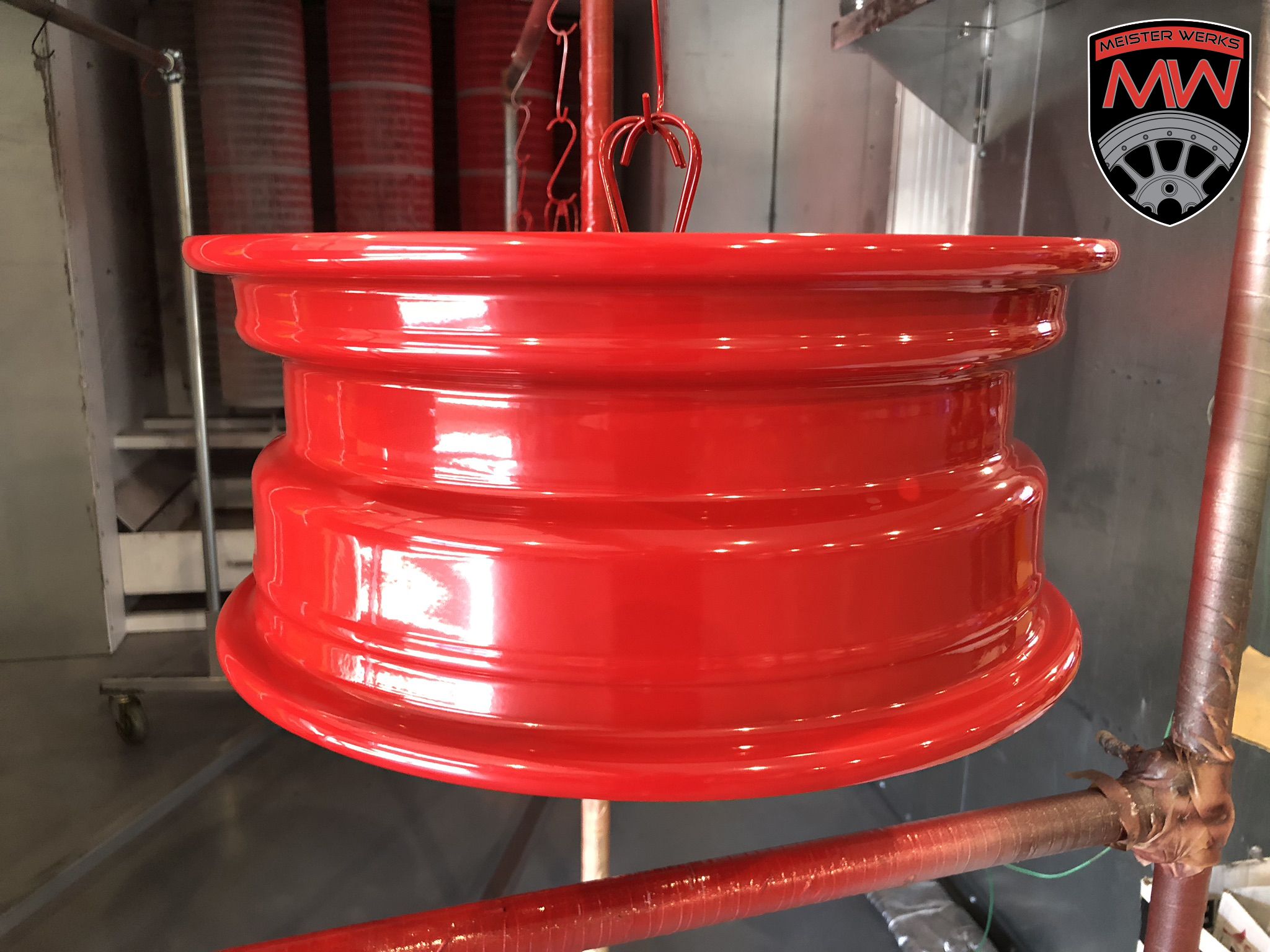 Steel Rims Red Steel Rims done in Really Red | Prismatic Powders