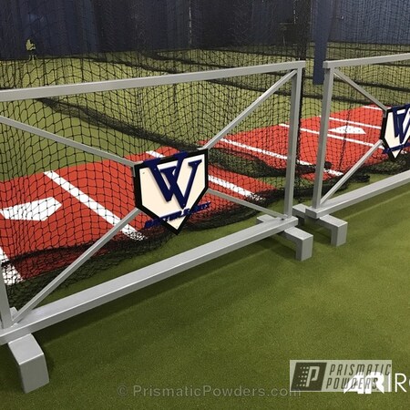Powder Coating: Batting Cages,Miscellaneous,Clear Vision PPS-2974,Vegas Valley Batters Box,Illusion Blueberry PMB-6908,Custom Powder Coating,Art