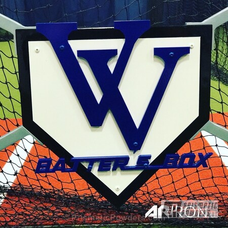 Powder Coating: Batting Cages,Miscellaneous,Clear Vision PPS-2974,Vegas Valley Batters Box,Illusion Blueberry PMB-6908,Custom Powder Coating,Art