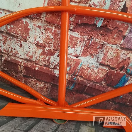 Powder Coating: Bicycles,Bicycle Parts,Chevy Orange PSS-0163,Bicycle Frame
