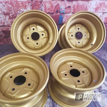 Powder Coated Gold Atv Wheels