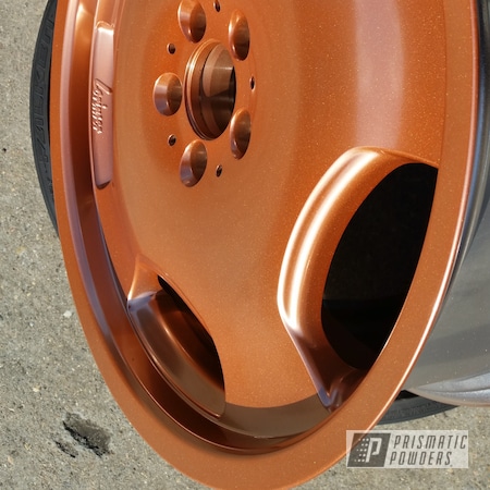 Powder Coating: Wheels,Automotive,Penny Gold PPB-5129,20",20" Aluminum Wheels
