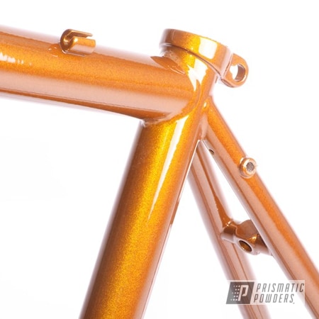 Powder Coating: Illusion Dorado PMB-6921,Bicycles,Bicycle,Clear Vision PPS-2974,Bike Frame,Bicycle Frame and Fork