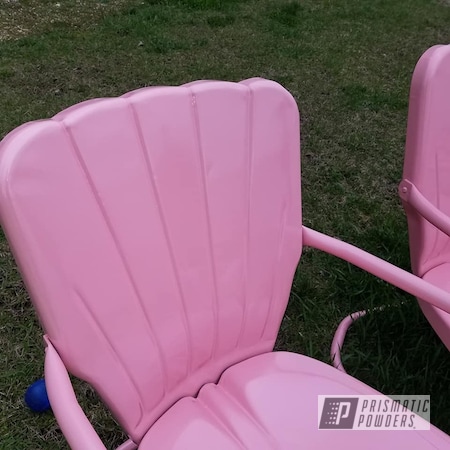 Powder Coating: Retro Blue,RAL 3015 Light Pink,Lawn Chairs,Patio Furniture,Vintage Lawn Chairs,Outdoor Furniture,Furniture