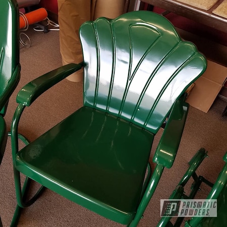 Powder Coating: RAL 6005 Moss Green,Lawn Chairs,Vintage Chairs,Furniture