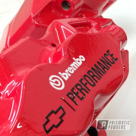 Powder Coating: Chevy,Passion Red PSS-4783,Brembo Calipers,Brakes