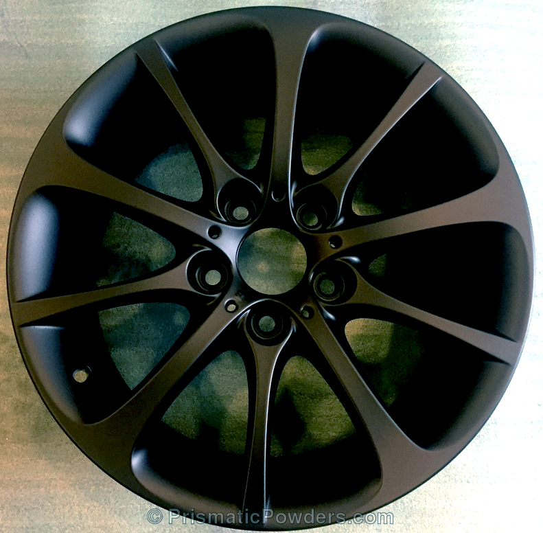 Silk Racing Rims Silk Satin Black | Gallery Project | Prismatic Powders