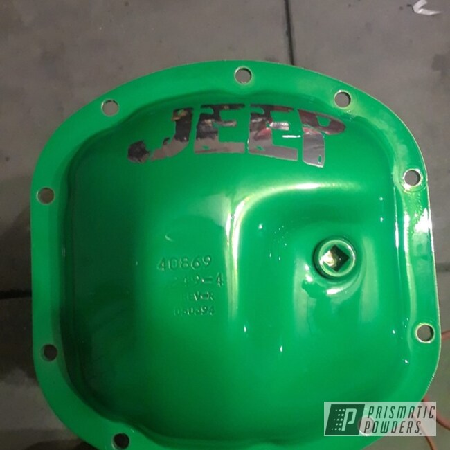 Powder Coated Jeep Differential Cover