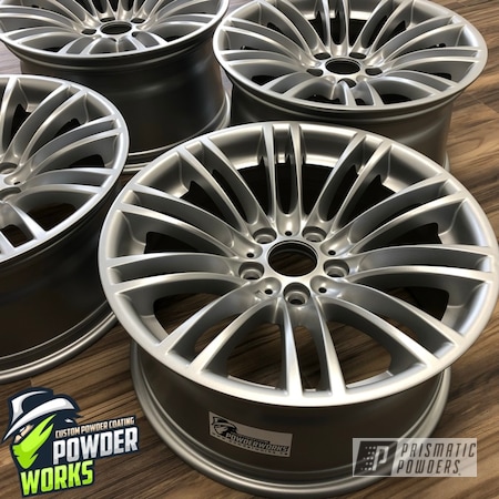 Powder Coating: BMW Silver PMB-6525,Automotive,Wheels