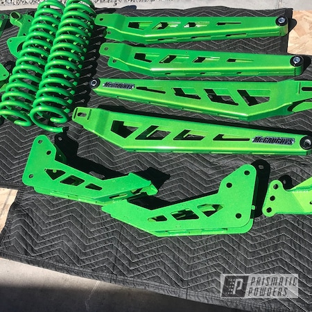 Powder Coating: Clear Vision PPS-2974,Illusion Green Ice PMB-7025,ford f250,Truck Suspension,Lift Kit,Ford,Suspension
