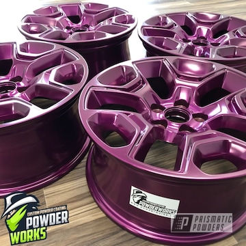 Custom Set Of Powder Coated Wheels