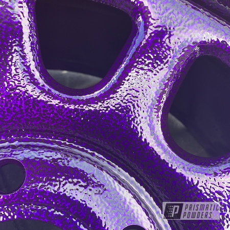Powder Coating: Lollypop Purple PPS-1505,Black Frost PVS-3083,15”,Purple wheels,Automotive,Wheels