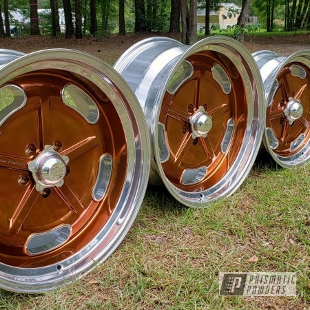 Powder Coating: Wheels,Transparent Copper PPS-5162,Transparent Powder Coating,Copper,American Racing