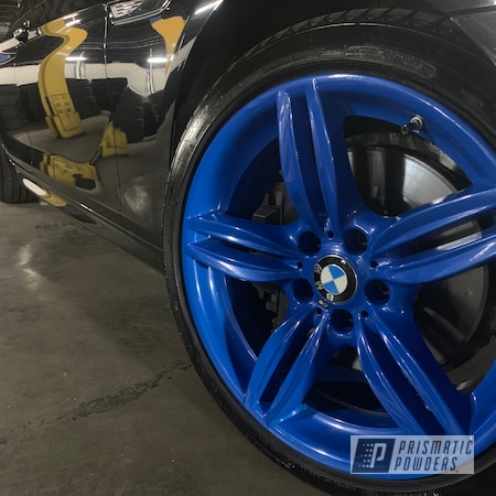Powder Coating: Aluminum Wheels,19" Aluminum Rims,Dodger Blue,650Xi,Brazilian Blue,BMW,Automotive,Wheels,Brazilian Blue PMB-0770