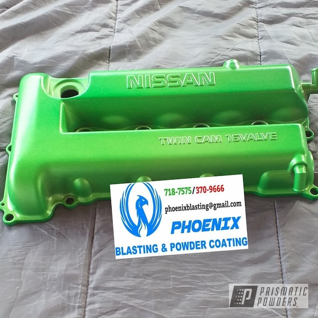 Powder Coated Nissan Valve Cover