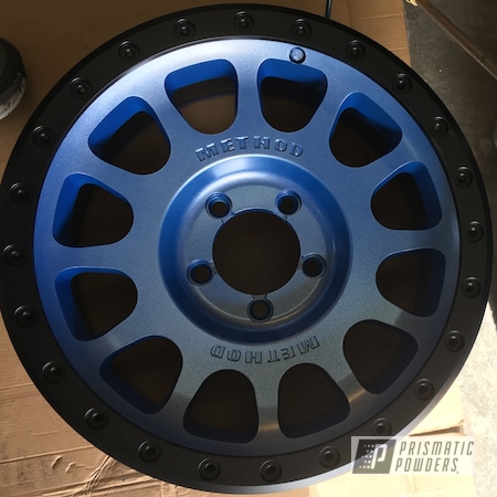 Powder Coating: Aluminum Wheels,20" Aluminum Wheels,20",Clear Vision PPS-2974,Illusion Blueberry PMB-6908,Automotive,Method,Wheels
