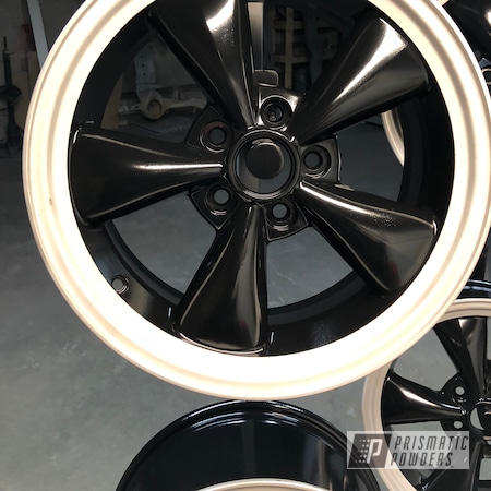 Powder Coating: Mustang,Ford,Matte Black PSS-4455,15" Wheels,Ford Mustang,Automotive,Wheels