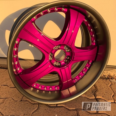 Powder Coating: 3 Piece Wheels,20" Wheels,Evo Grey PMB-5969,20",Clear Vision PPS-2974,Automotive,Illusion Violet PSS-4514,Wheels,Two Tone