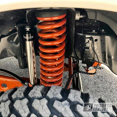 Powder Coating: Suspension,Clear Vision PPS-2974,Lift Kit,Illusion Tangerine Twist PMS-6964
