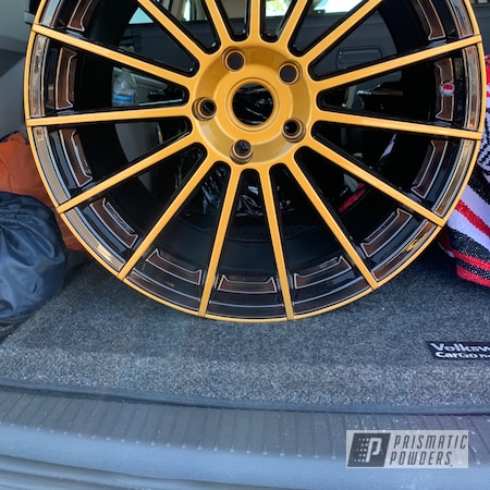 Powder Coating: Chevy,Misty Rootbeer PMB-1081,2006,Trans Copper II PPS-2618,Automotive,Corvette,Wheels