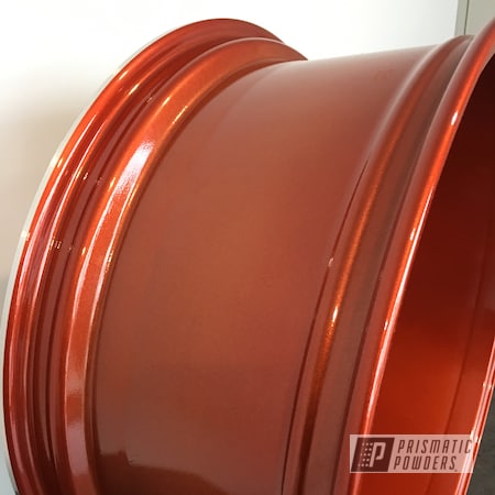 Powder Coating: Illusion Orange Cherry PMB-5509,Ford,20’’,Clear Vision PPS-2974,Automotive,Wheels