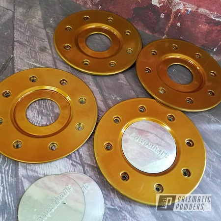 Powder Coating: Transparent Gold PPS-5139,Aluminum Rim,Wheel Faces,Wheel Fronts,SUPER CHROME USS-4482,Automotive