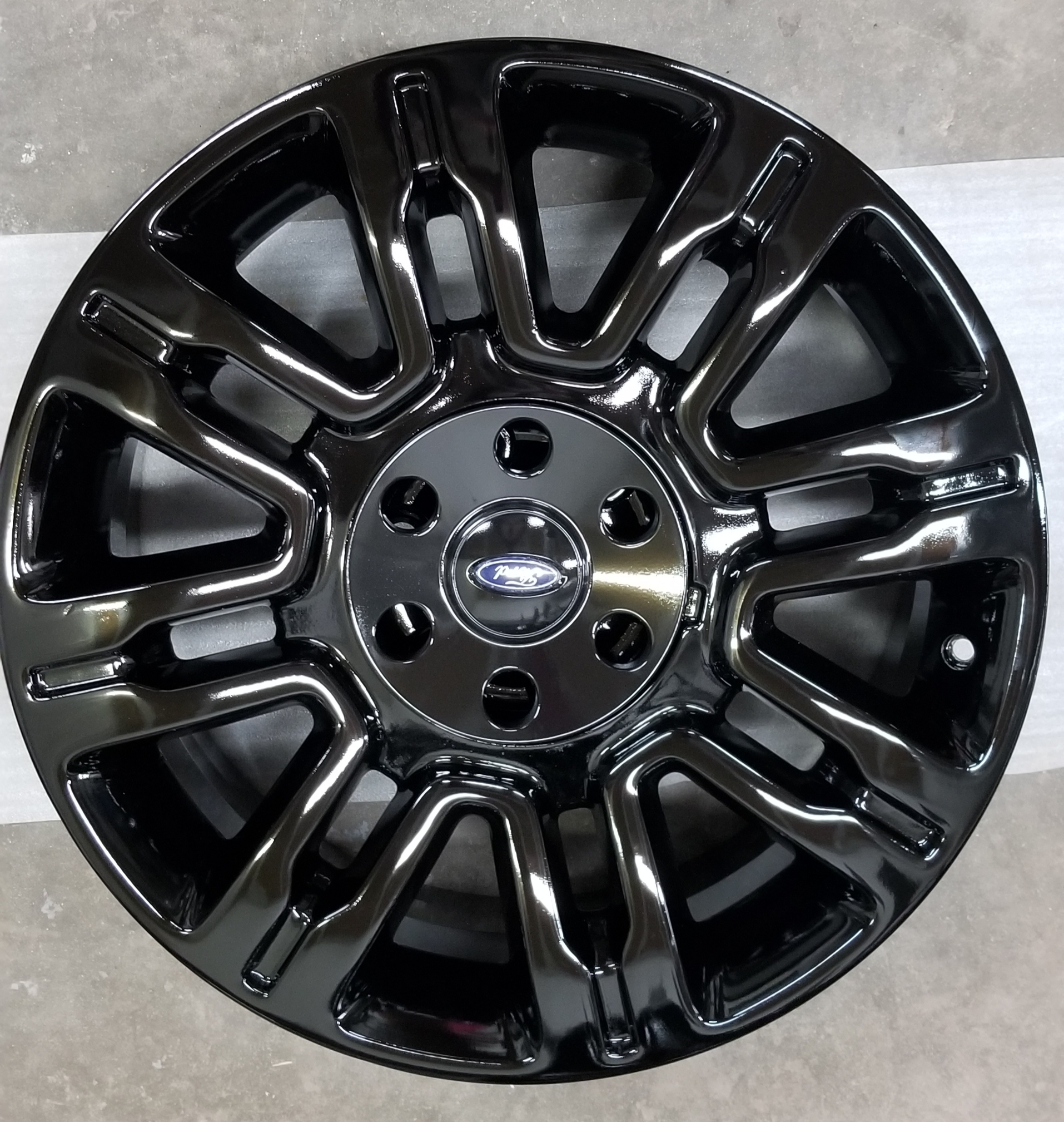 Ford Truck Rims featuring Ink Black | Prismatic Powders