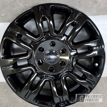 Powder Coating: Ink Black PSS-0106,Ford,Automotive,Ford Truck Rims,Wheels