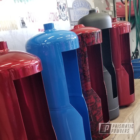 Powder Coating: Clear Vision PPS-2974,SUPER CHROME USS-4482,RED GOLD DUST UPB-5812,Fire Extinguishers,Playboy Blue PSS-1715,Art,Black Sparkle PCB-6967,Miscellaneous