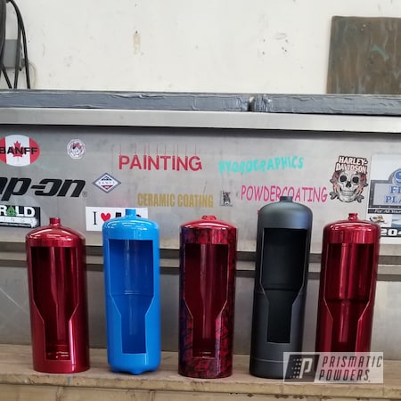 Powder Coating: Clear Vision PPS-2974,SUPER CHROME USS-4482,RED GOLD DUST UPB-5812,Fire Extinguishers,Playboy Blue PSS-1715,Art,Black Sparkle PCB-6967,Miscellaneous