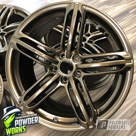 Powder Coating: Bronze Chrome PMB-4124,Automotive,Wheels