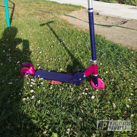 Powder Coating: Scooter,RACING RASPBERRY UPB-6610,Chameleon Violet PPB-5731,Miscellaneous