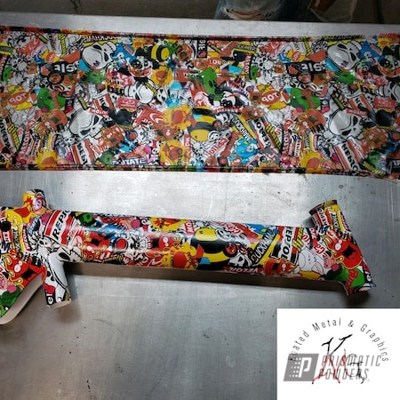 Powder Coating: Custom,Hydrographics,Bicycles,Clear Vision PPS-2974,Polar White PSS-5053,Bike Frame