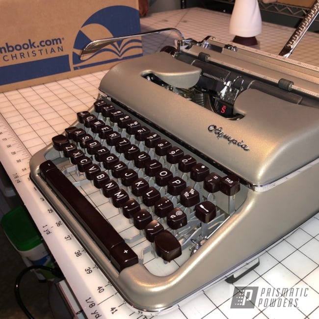 Powder Coated Refinished Typewriter