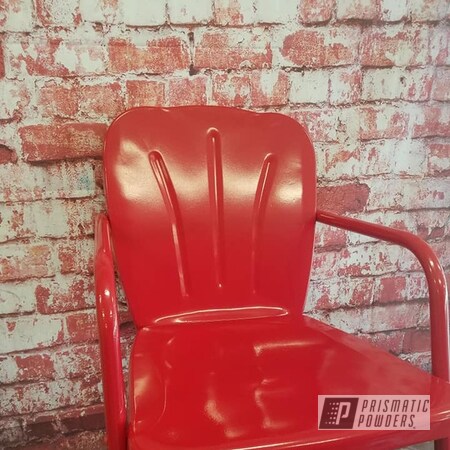 Powder Coating: Lawn Chairs,RAL 3002 Carmine Red,Outdoors,Vintage Lawn Chairs,Furniture