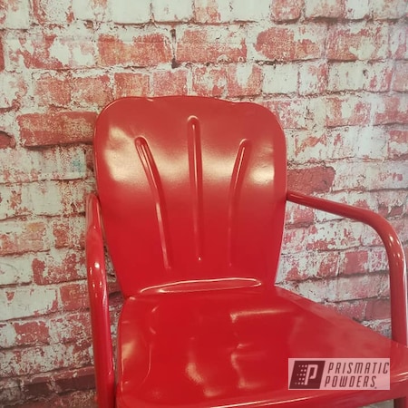 Powder Coating: Lawn Chairs,RAL 3002 Carmine Red,Outdoors,Vintage Lawn Chairs,Furniture