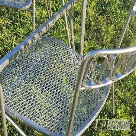 Powder Coating: Custom Furniture,Decorative Furniture,2 Color Application,Home Decor,Chairs,Clear Vision PPS-2974,SUPER CHROME USS-4482,Table,Furniture