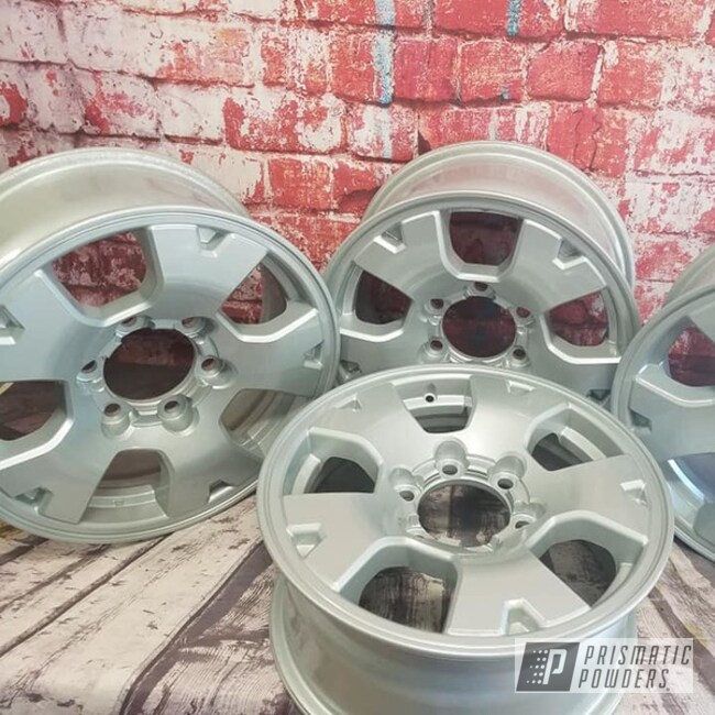 Powder Coated Set Of 15 Inch Aluminum Wheels
