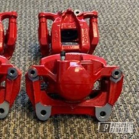 Powder Coating: Automotive,Calipers,Firecracker Red PSB-6500,Brakes,2018