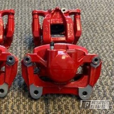 Powder Coating: Automotive,Calipers,Firecracker Red PSB-6500,Brakes,2018