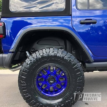 Blue Jeep Wheels