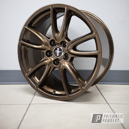 Powder Coating: 19" Wheels,Ford 19x9,Ford,powder coating,Bronze Chrome PMB-4124,Ford Mustang,Aftermarket,Automotive,powder coated,Wheels