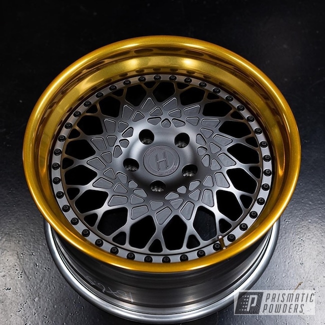 Gold And Charcoal Heritage Fuji Directional Wheels