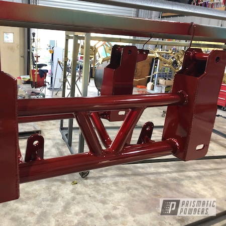 Powder Coating: Gold Smith EMB-2573,Automotive,Custom Auto Parts,Wizard Red PPS-4690