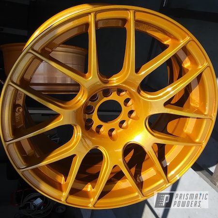 Powder Coating: Clear Vision PPS-2974,Illusion Spanish Fly PMB-6920,Automotive,Wheels