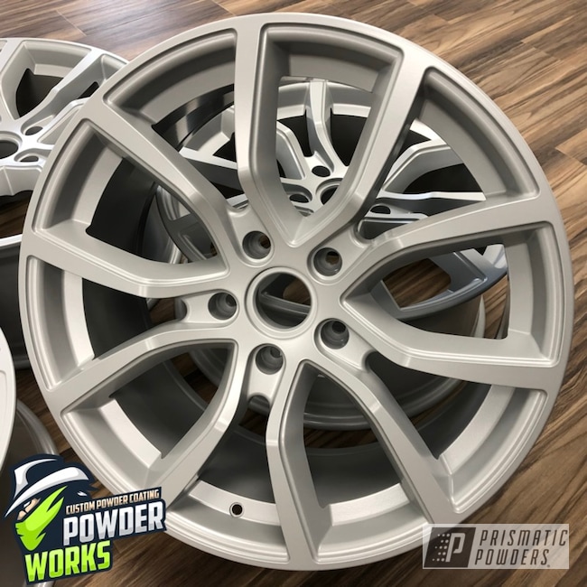 Powder Coated Silver Wheels