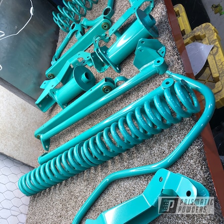 Powder Coating: Tropical Breeze PSS-6837,Automotive,Clear Vision PPS-2974,Whipped Pearl Step 2 PPB-6802,Escalade,Whipped Pearl Step 1 PMB-6801,Cadillac,Suspension