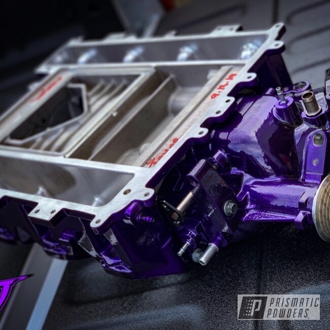 Powder Coated Purple Ported Supercharger